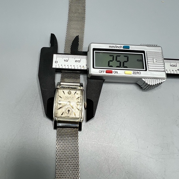 Vintage Men’s Gruen Precision Diamond Dial 10k Gold Filled Watch. - Picture 11 of 15